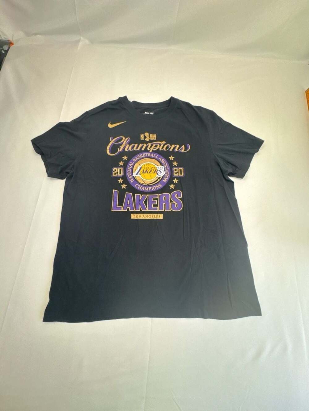 Nike Los Angeles Lakers 2020 NBA Finals Champions Official Locker Room T-Shirt